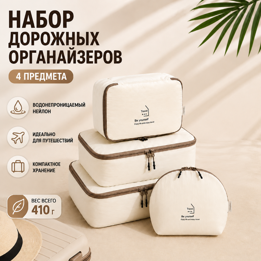 Набор дорожных органайзеров 4 в 1